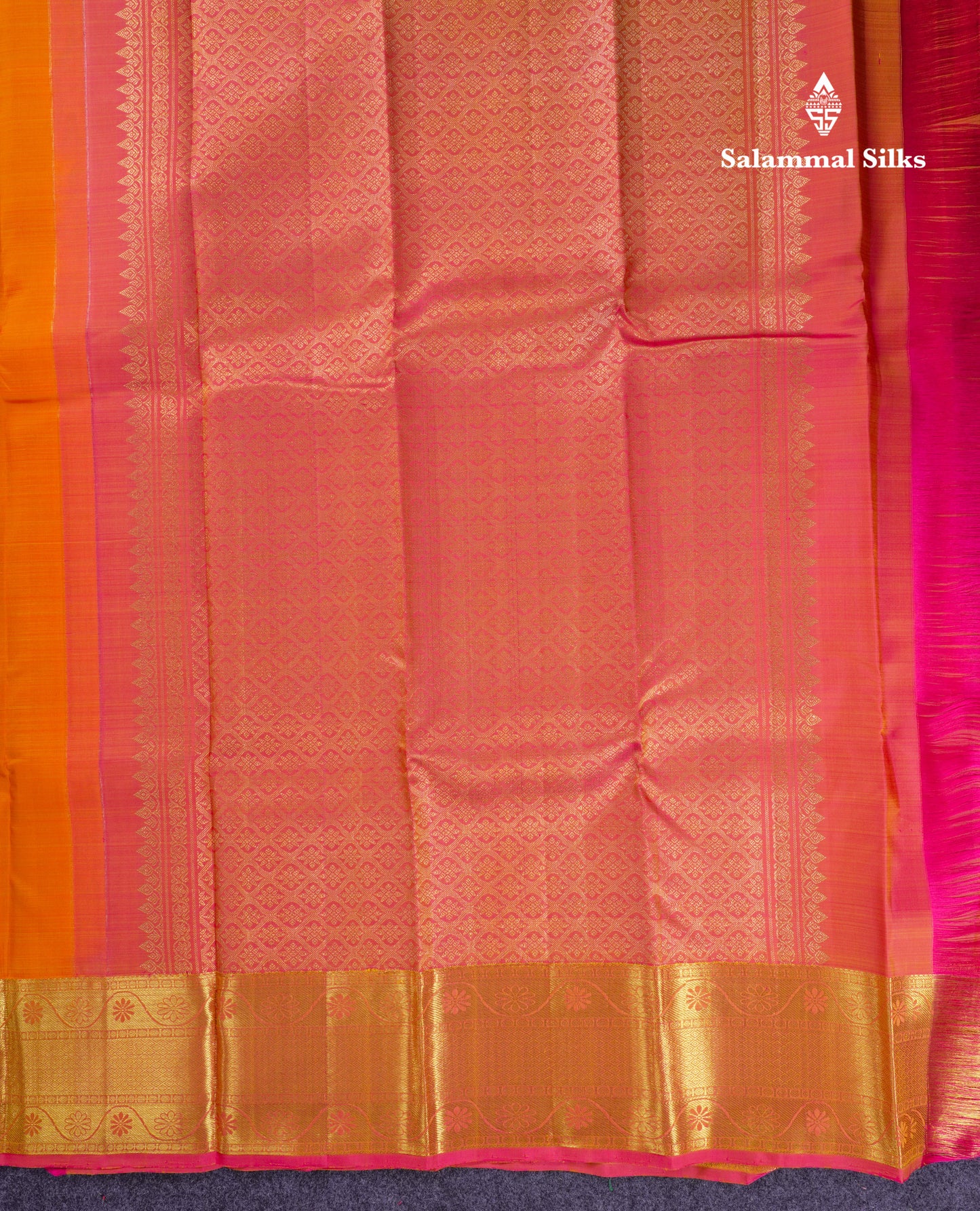 Beautiful Mango Yellow Pure Kanjivaram Silk Saree With Traditional Evening Morning Border