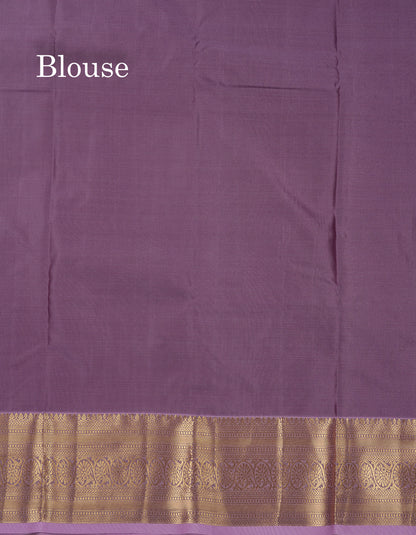 Beautiful Dark Magenta Checks With Butta Semi Silk Saree With Contrast Light Violet Traditional Evening Morning Border