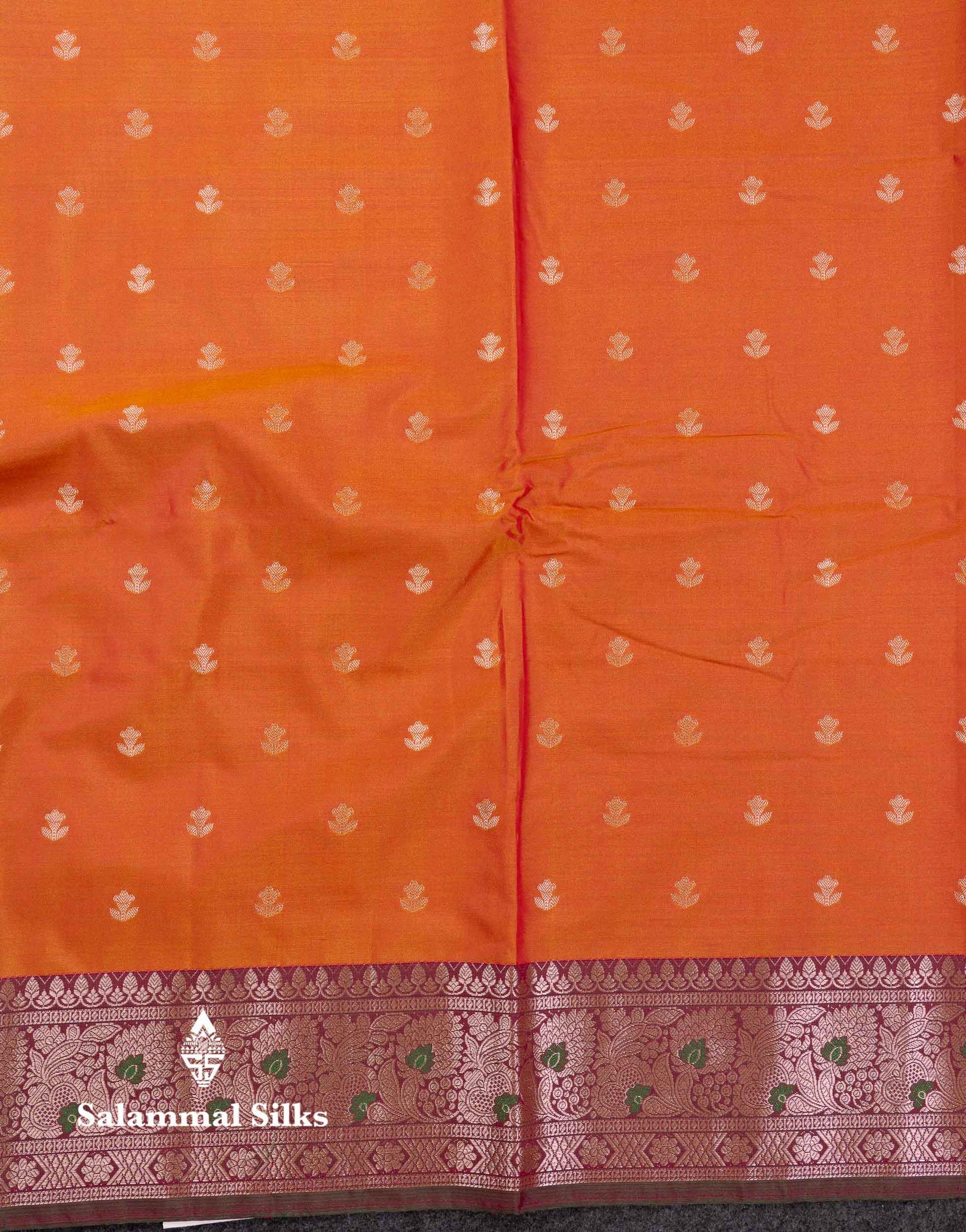 Beautiful Dual Tone Pink Shade Semi Silk Saree With Contrast Magenta Traditional Border