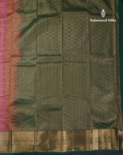 Beautiful Dark Magenta Checks With Butta Semi Silk Saree With Contrast Light Violet Traditional Evening Morning Border