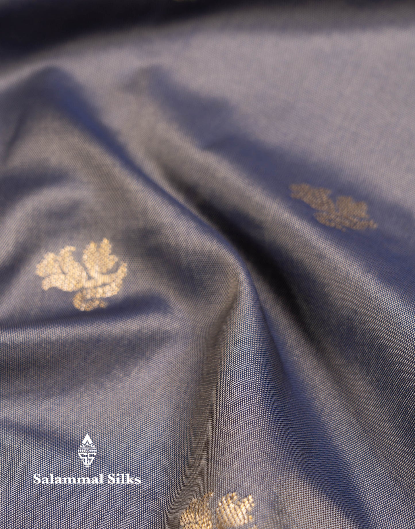 Beautiful Light Chocolate Semi Silk Saree With Contrast Violet Traditional Border