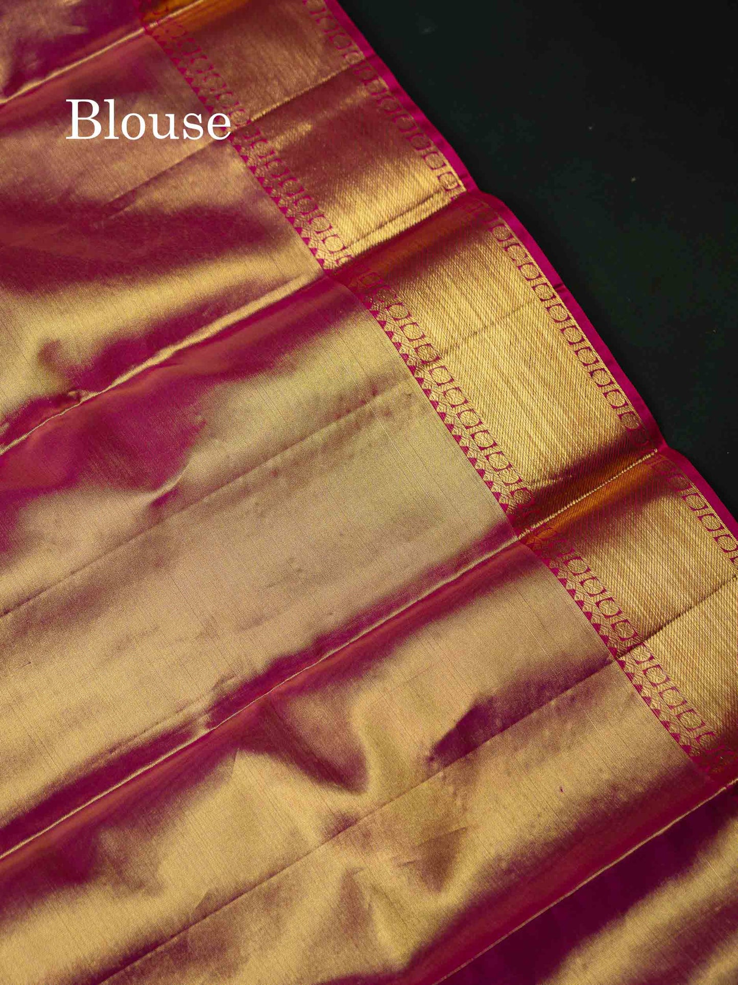 Beautiful Manthulir Yellow Tissue Bridal Pure Kanjivaram Silk Saree With Contrast Pink Traditional Evening Morning Border
