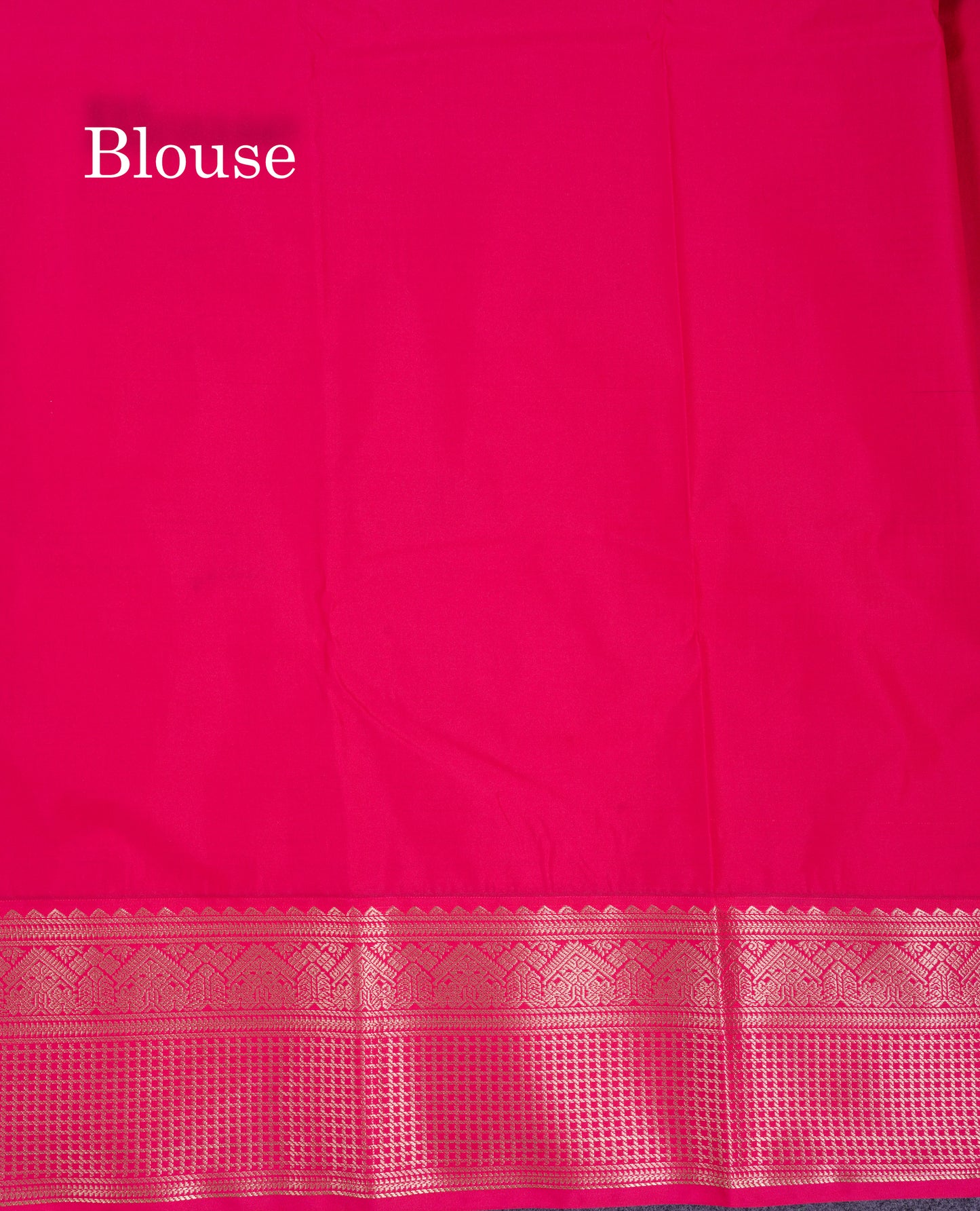 Beautiful Dark Purple Checks Semi Silk Saree With Contrast Pink Border