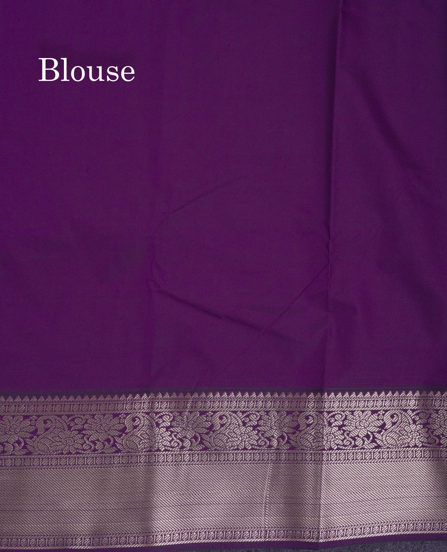 Beautiful Pink Vaira Oosi Semi Silk Saree With Contrast Dark Purple Traditional Border
