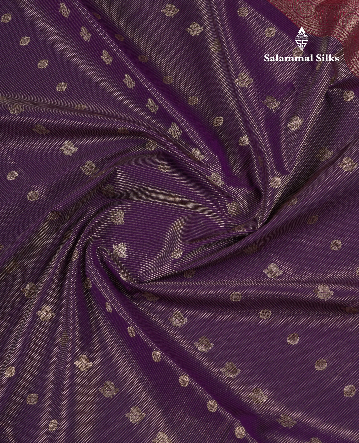 Beautiful Beige Vaira Oosi Lines Semi Silk Saree With Contrast Pink Border