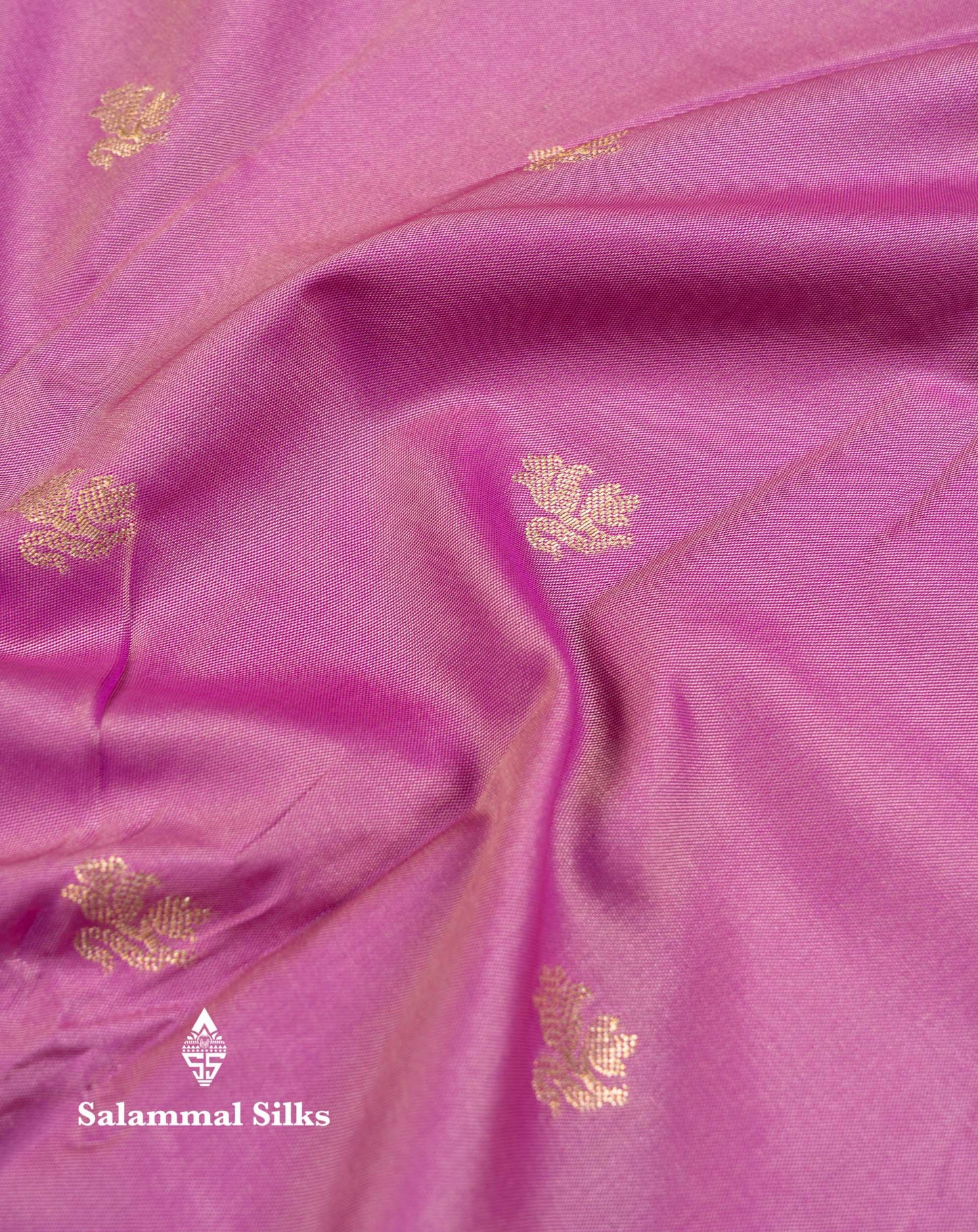 Beautiful Light Chocolate Semi Silk Saree With Contrast Violet Traditional Border