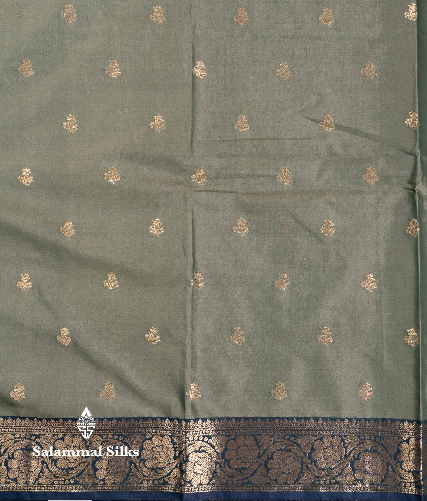 Beautiful Light Chocolate Semi Silk Saree With Contrast Violet Traditional Border