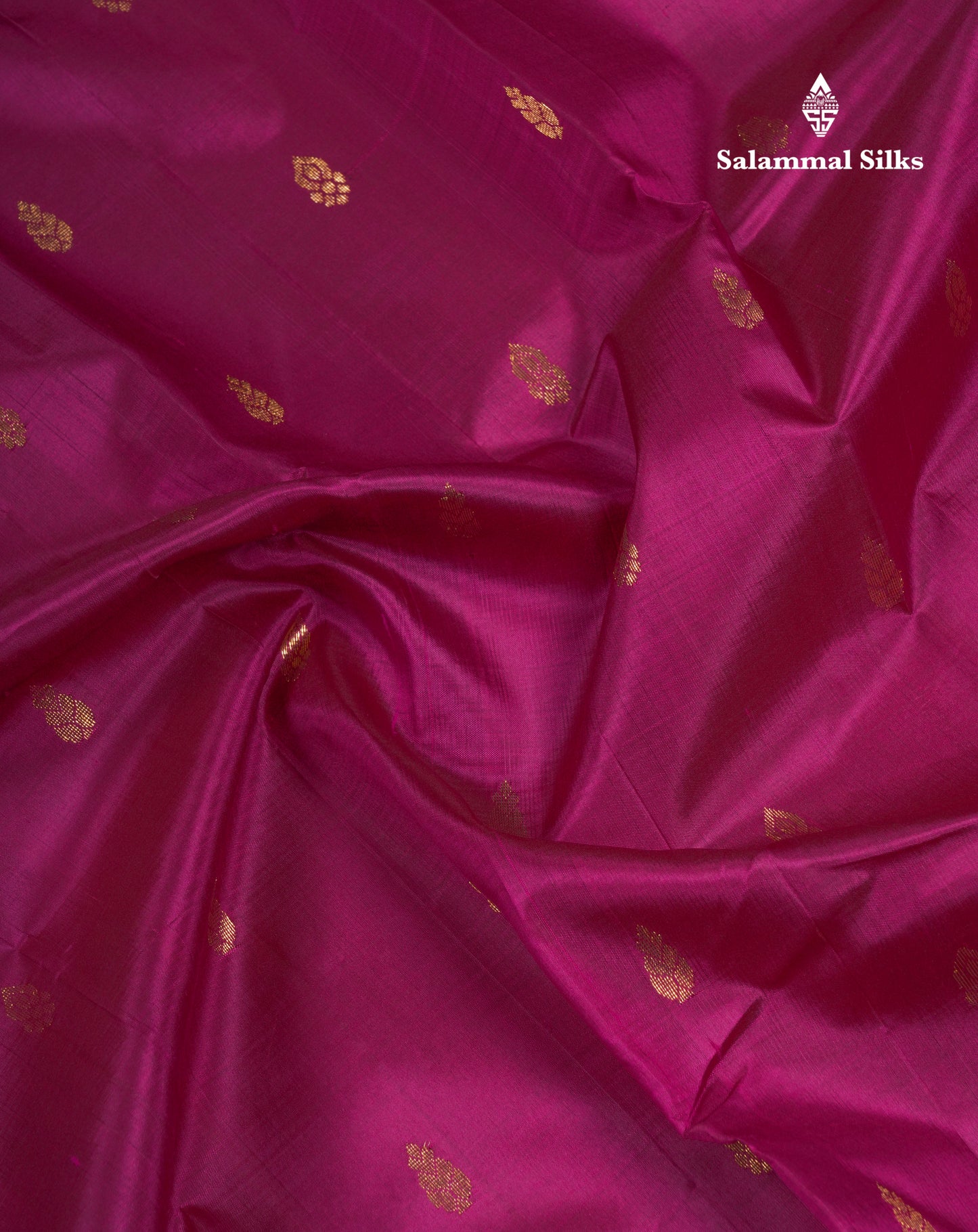 Violet Beautiful Pure Kanjivaram Silk Saree With Self Traditional One Side Border
