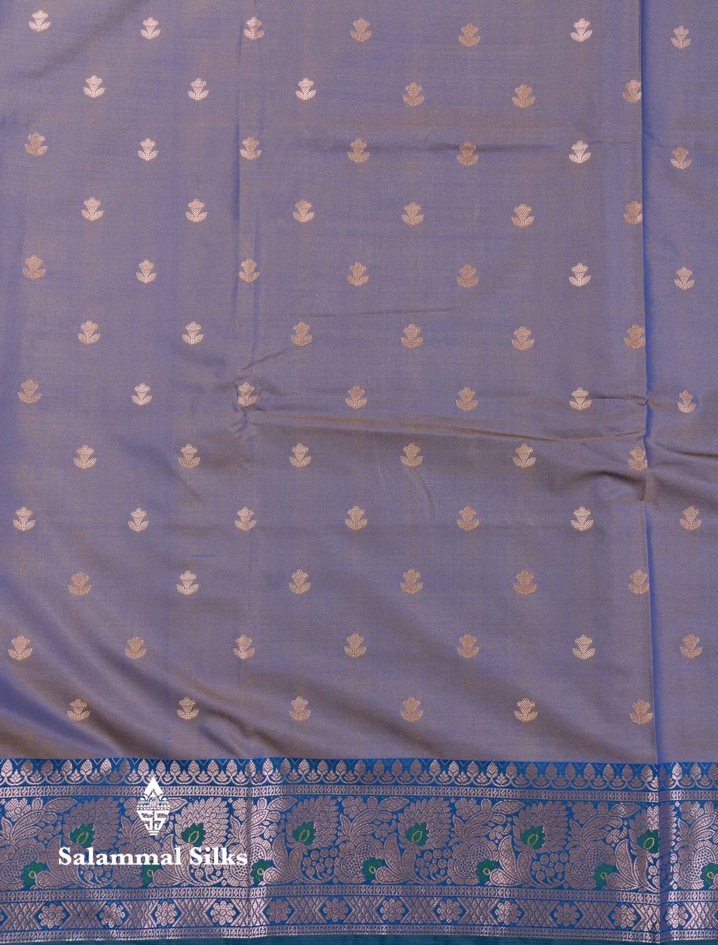 Beautiful Dual Tone Pink Shade Semi Silk Saree With Contrast Magenta Traditional Border