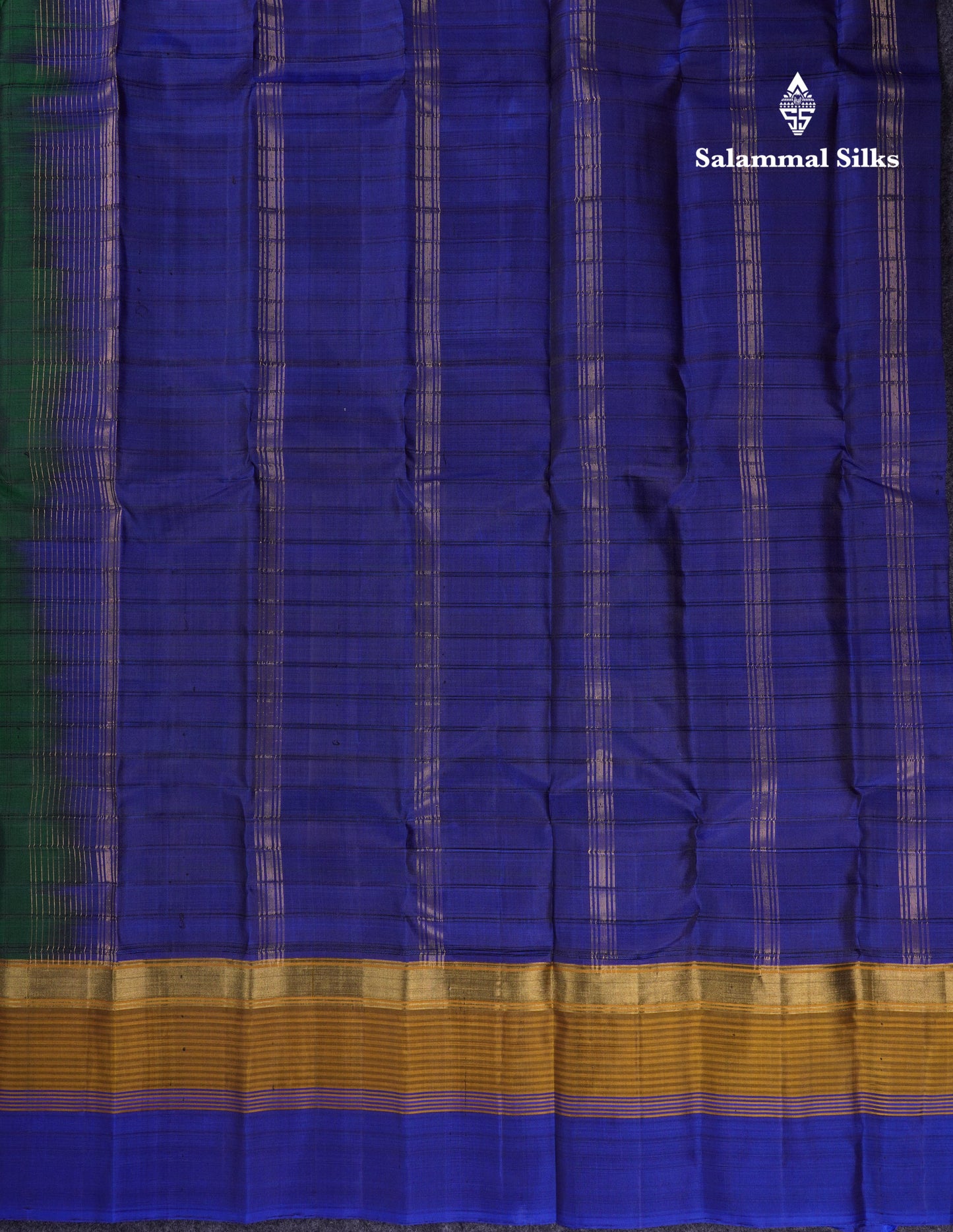 Beautiful Dark Maroon Pure Kanjivaram Silk Saree With Contrast Peacock Green Border