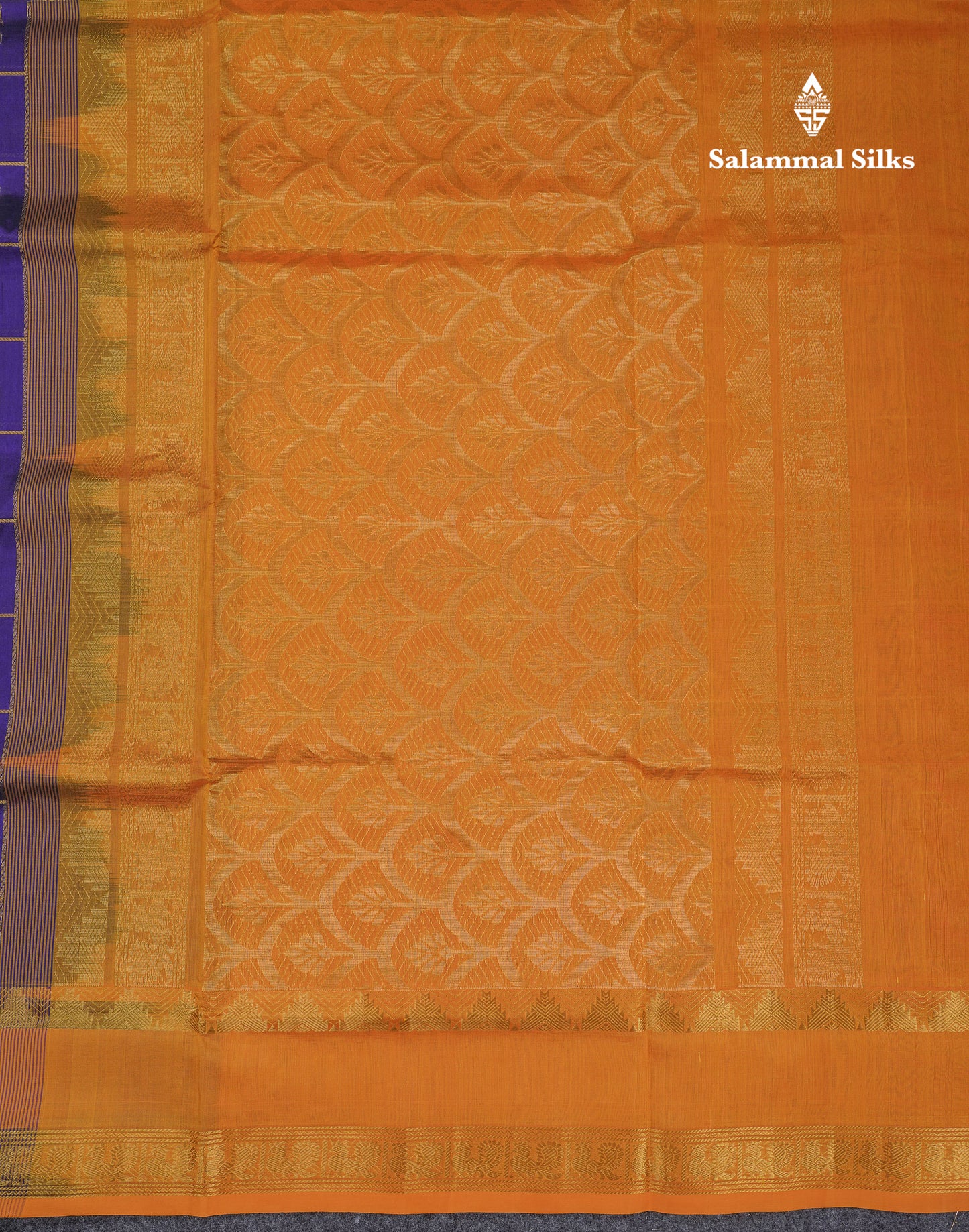 Beautiful Maroon Checks With Mango & Peacock Buttas Pure Silk Cotton Saree With Contrast Mustard Yellow Blouse