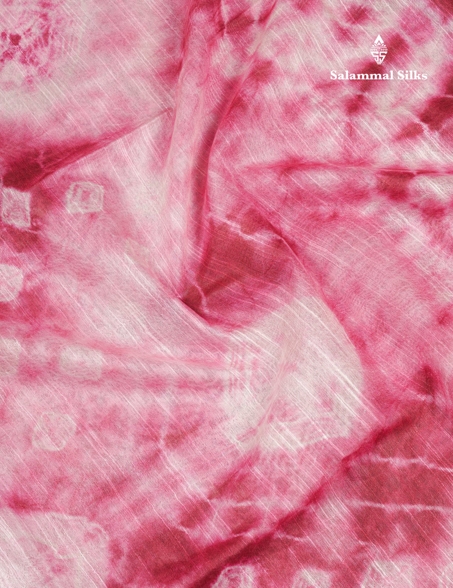 Beautiful Baby Pink Bandhani Fancy Saree With Contrast Maroon Blouse
