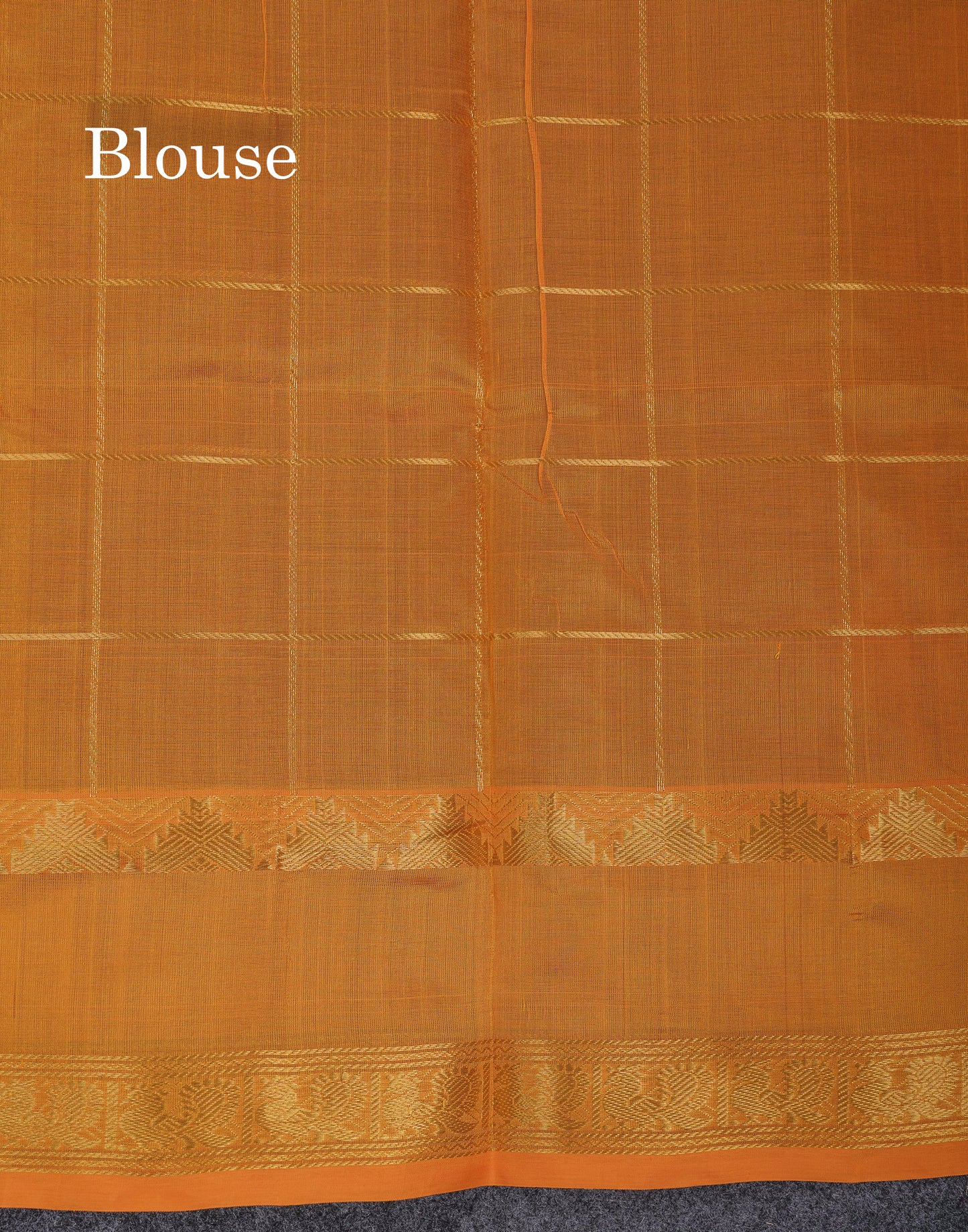 Beautiful Maroon Checks With Mango & Peacock Buttas Pure Silk Cotton Saree With Contrast Mustard Yellow Blouse