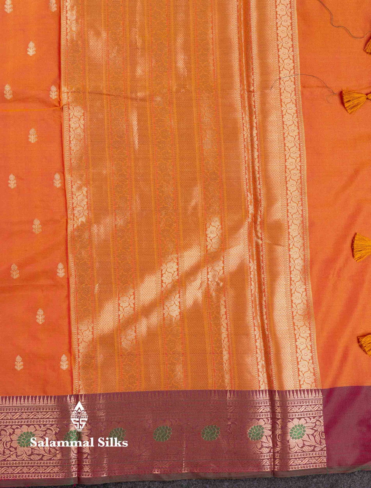 Beautiful Sapphire Green Semi Silk Saree With Contrast Peacock Green Traditional Border