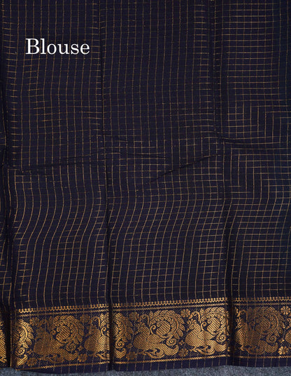 Sungudi Cotton Saree - Orange Colour Body Small Zari Checks With Baby Pink Border