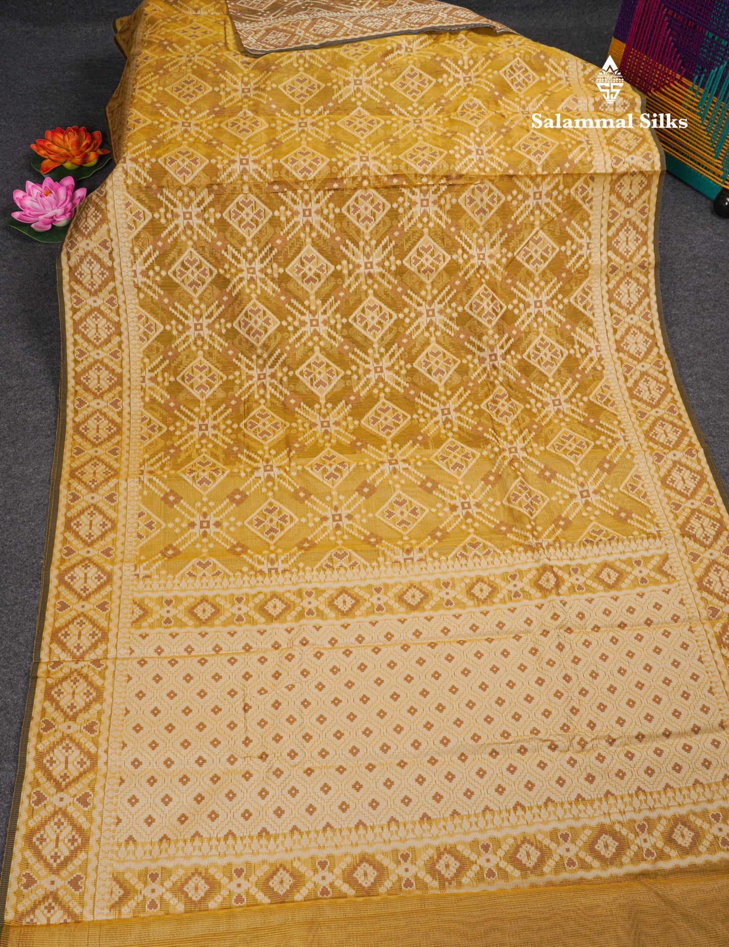 Chocolate Thread Kota Saree With Fancy Border