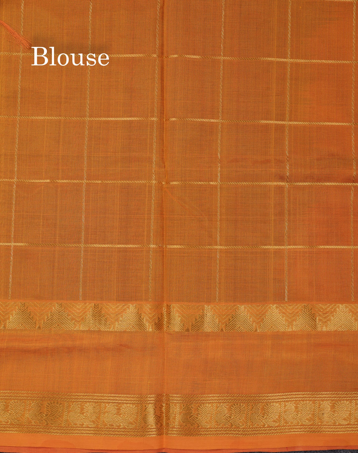 Beautiful Maroon Checks With Mango & Peacock Buttas Pure Silk Cotton Saree With Contrast Mustard Yellow Blouse