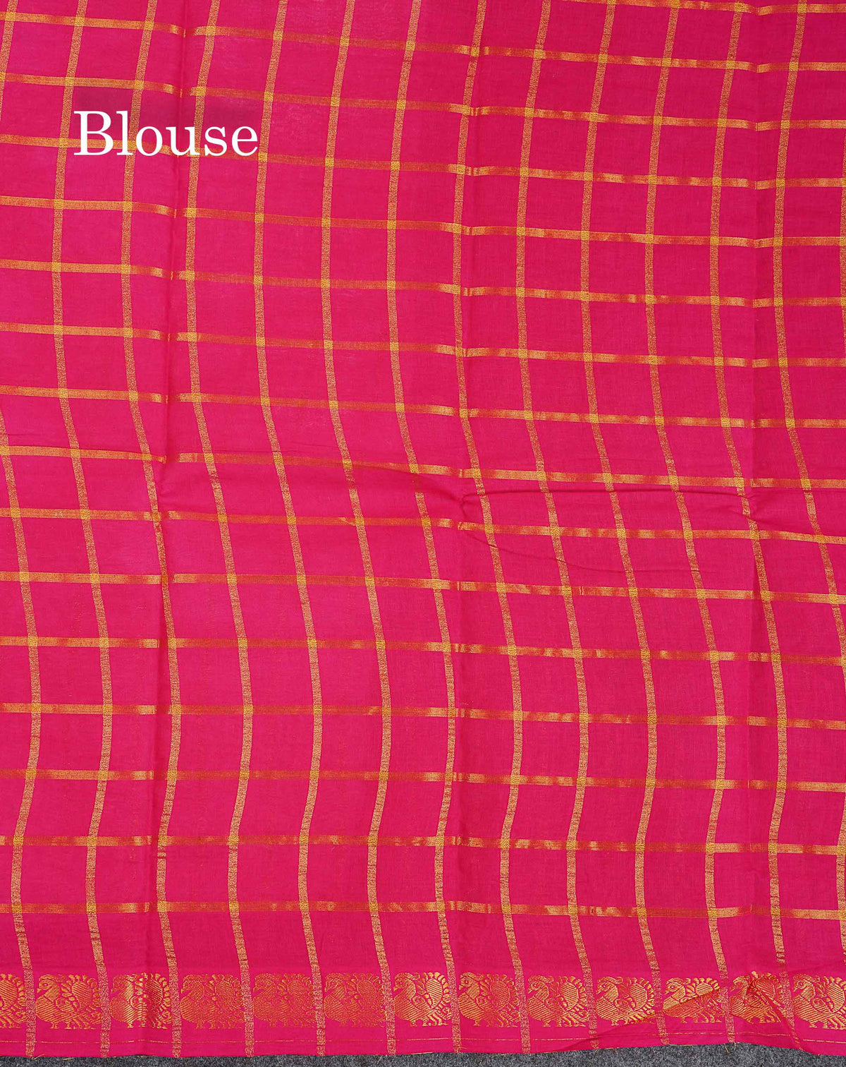 Sungudi Cotton Saree - Baby Pink Colour Body Zari Checks With Contrast Pink Traditional Border