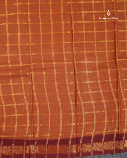 Sungudi Cotton Saree - Baby Pink Colour Body Zari Checks With Contrast Pink Traditional Border