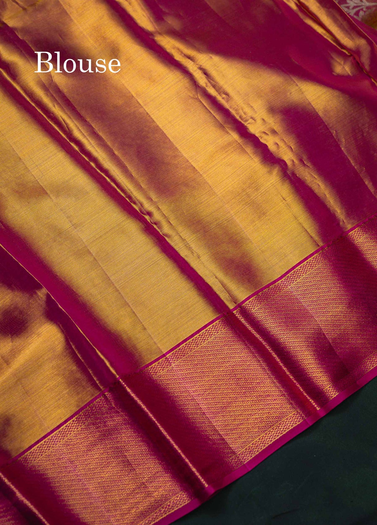 Beautiful Pink Tissue Bridal Menakari Work Pure Kanjivaram Silk Saree With Contrast Magenta Pink Fancy Border