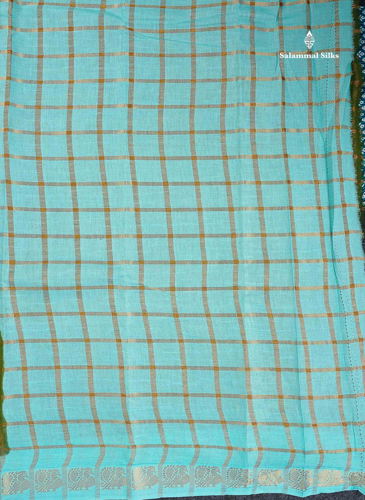 Sungudi Cotton Saree - Baby Pink Colour Body Zari Checks With Contrast Pink Traditional Border