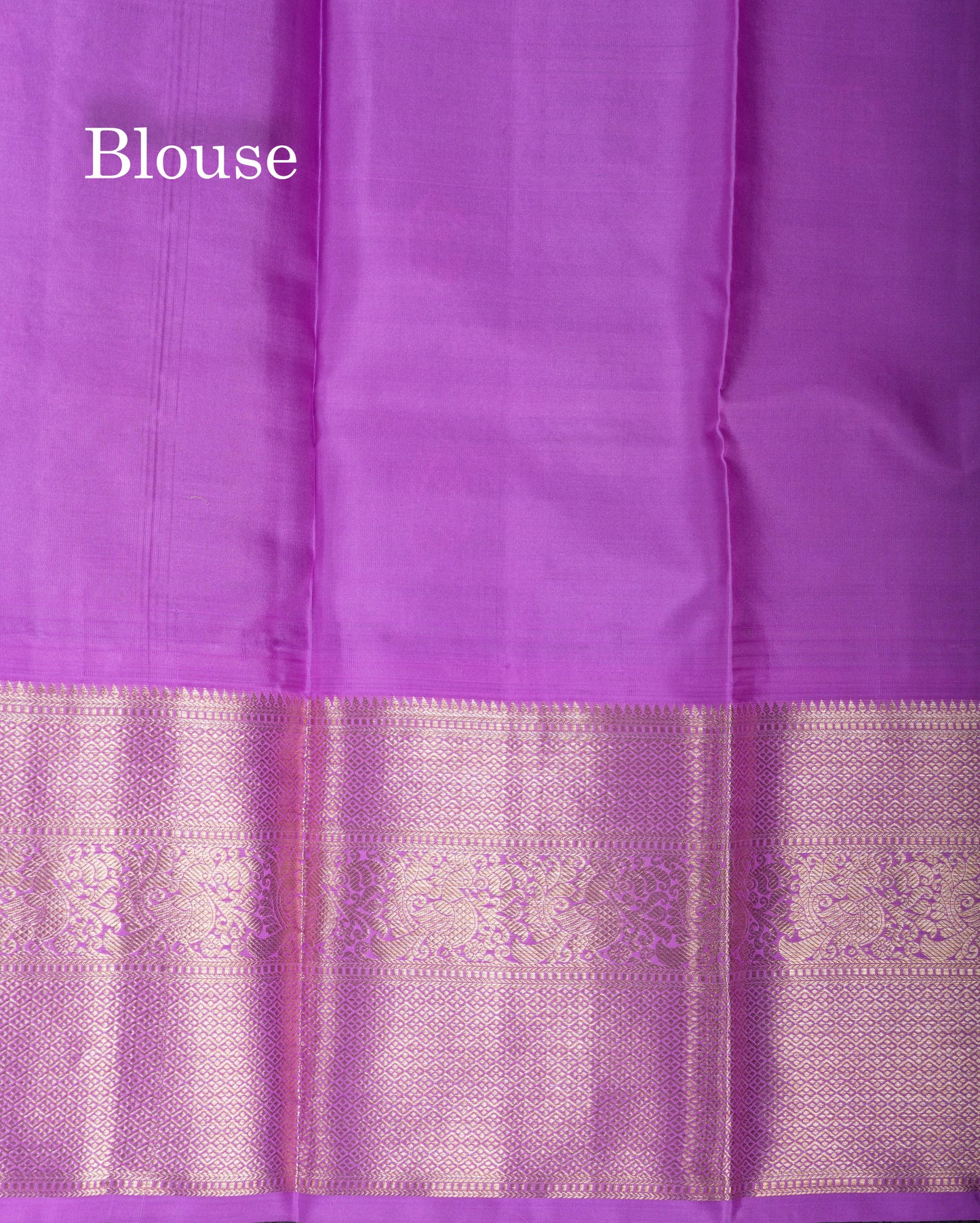 Beautiful Parrot Green Pure Kanjivaram Silk Saree With Contrast Lavender Traditional Evening Morning Border