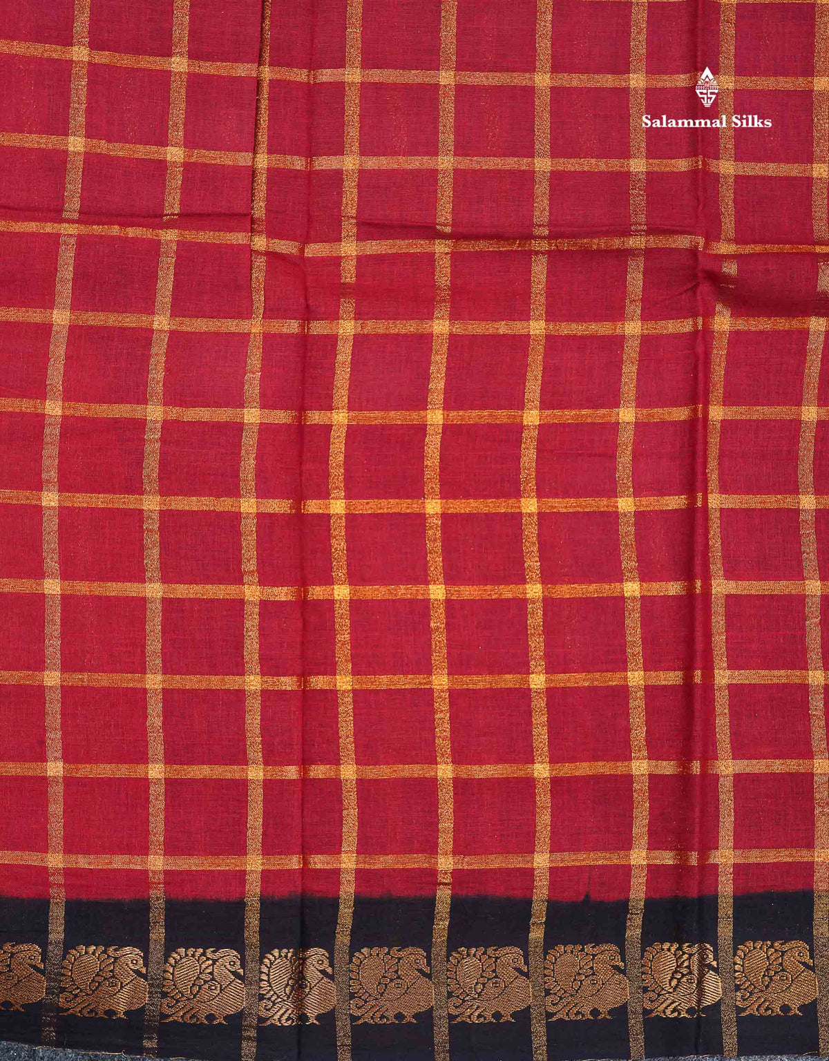 Sungudi Cotton Saree - Baby Pink Colour Body Zari Checks With Contrast Pink Traditional Border