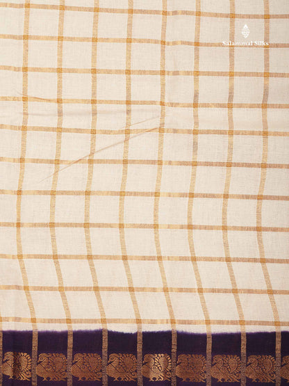 Sungudi Cotton Saree - Baby Pink Colour Body Zari Checks With Contrast Pink Traditional Border