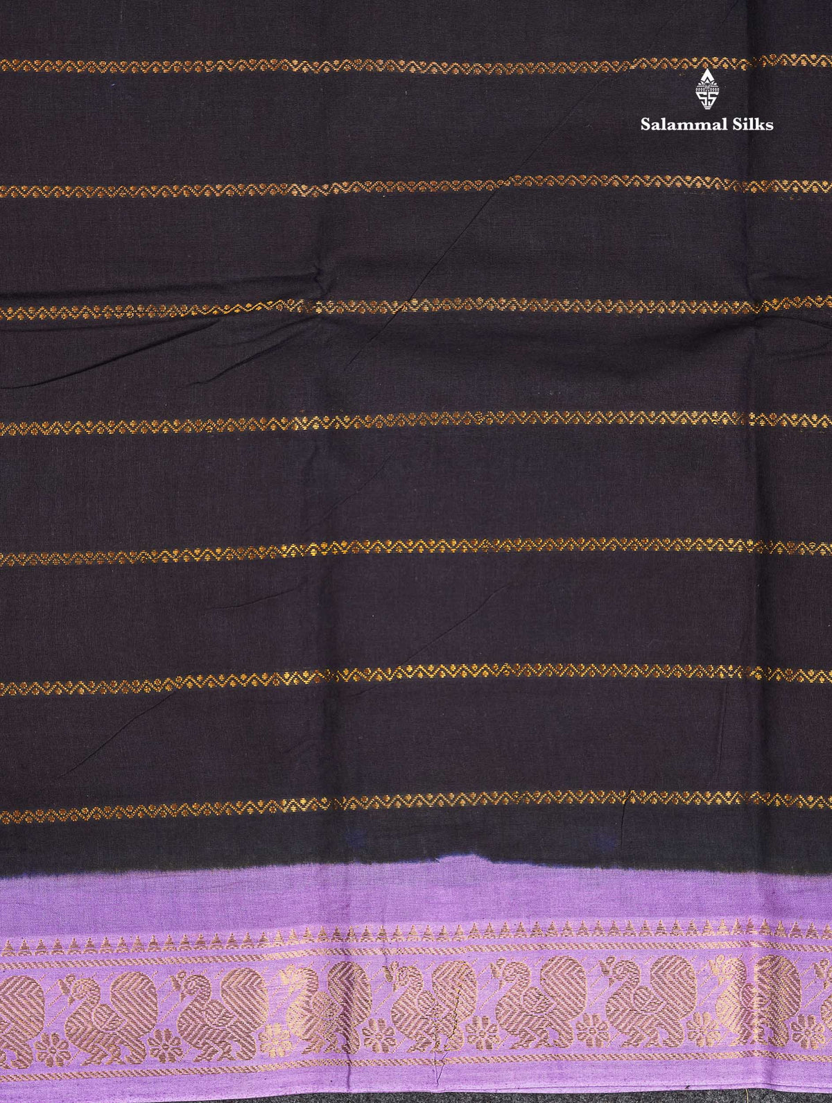 Sungudi Cotton Saree - Maroon Colour Body With Contrast Black Traditional Border
