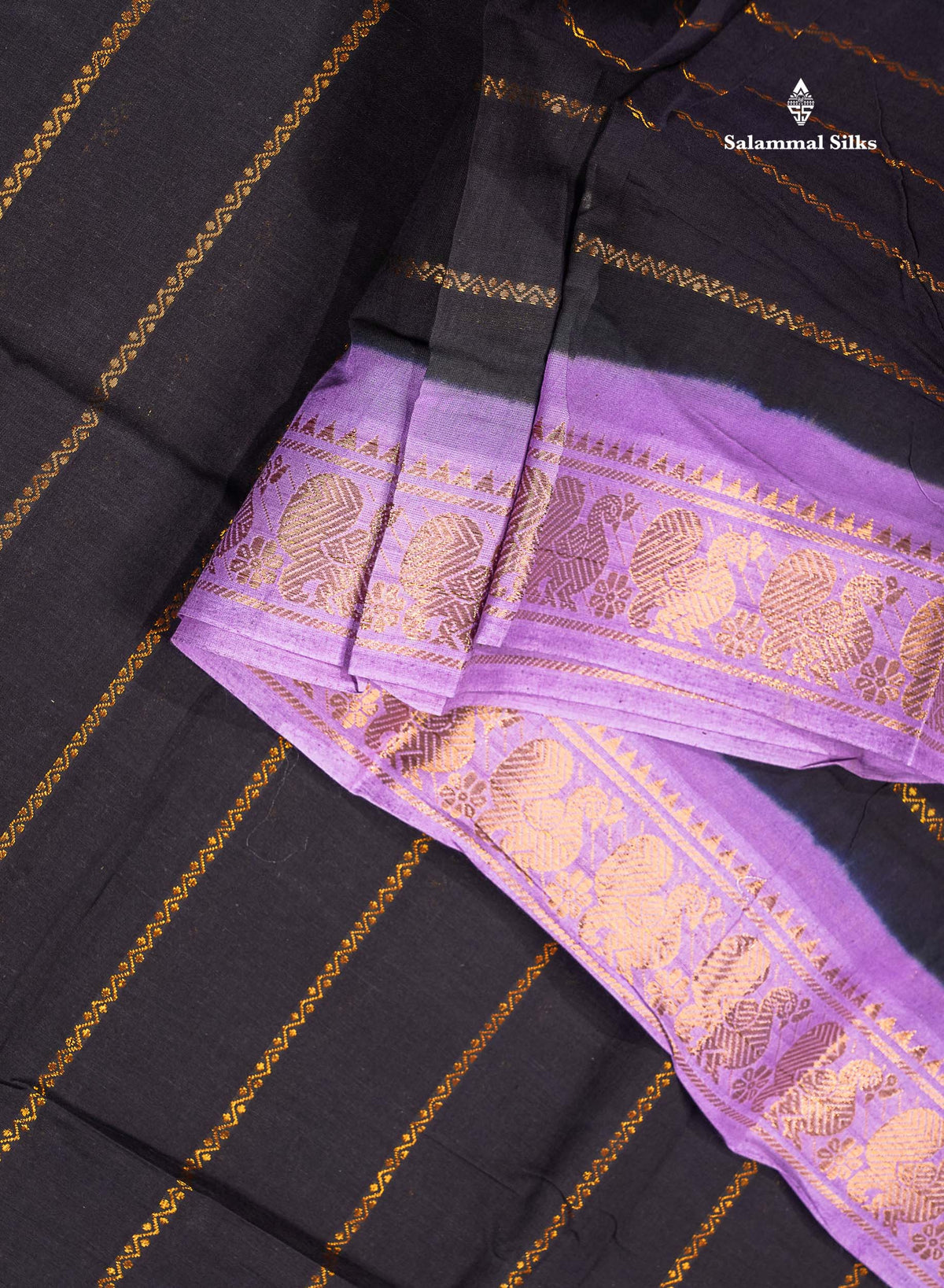 Sungudi Cotton Saree - Maroon Colour Body With Contrast Black Traditional Border