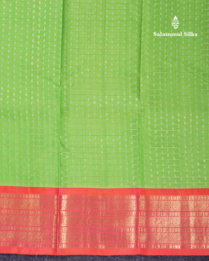 Beautiful Lemon Yellow Pure Kanjivaram Silk Saree With Contrast Pink Traditional Border