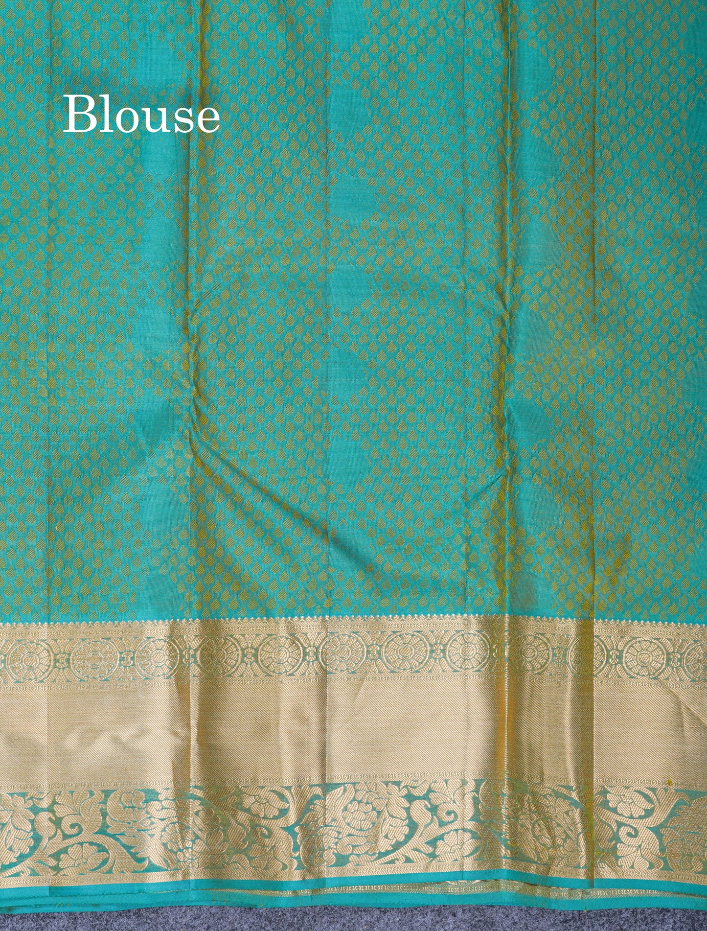 Beautiful Bottle Green Pure Kanjivaram Silk Saree With Contrast Dark Brown Border