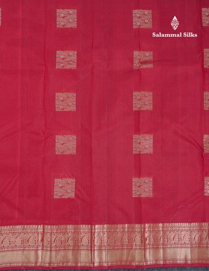Beautiful Maroon Pure Kanjivaram Silk Saree With Traditional Border