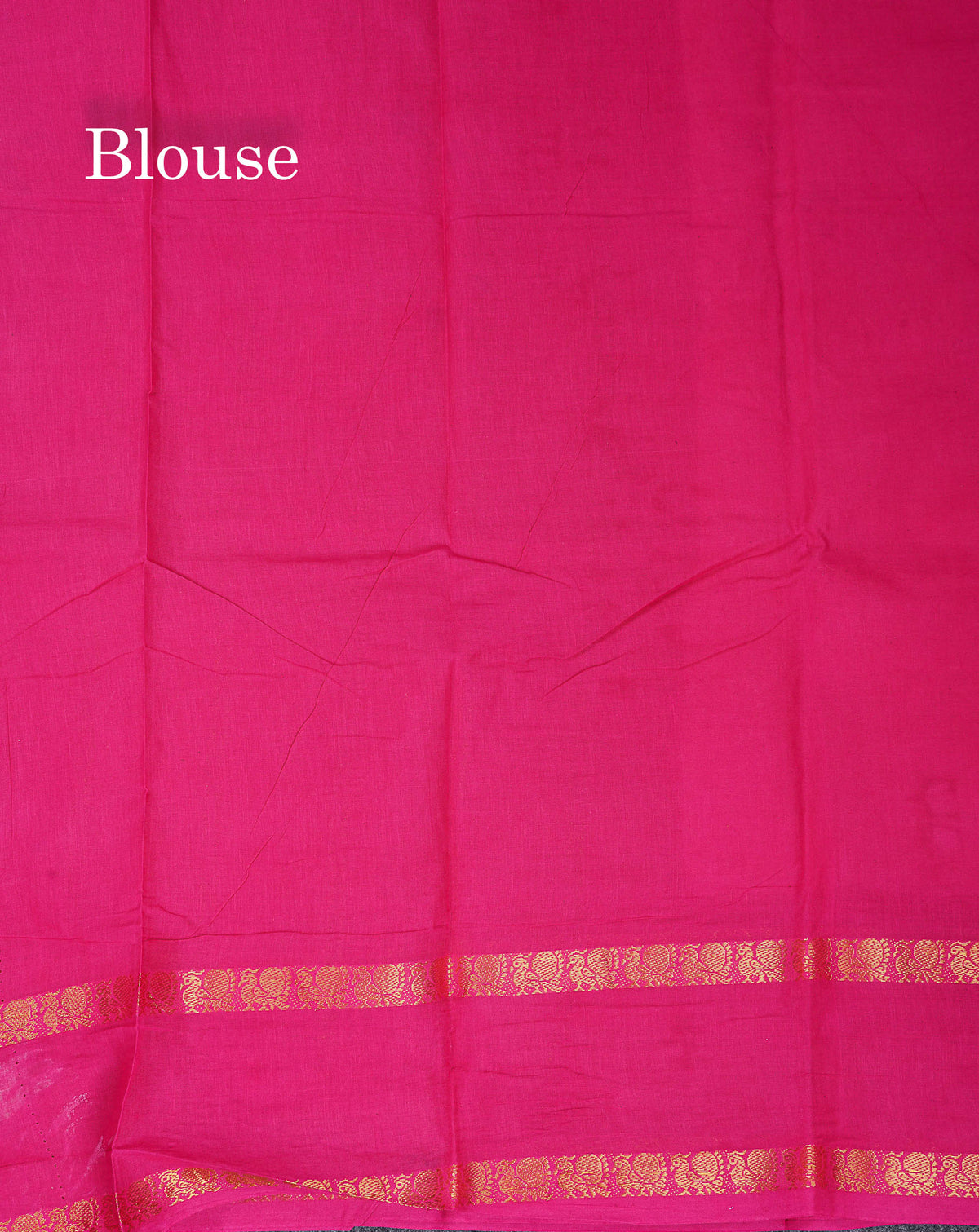 Sungudi Cotton Saree - Orange Colour Body Plain With Contrast Black Gap Border
