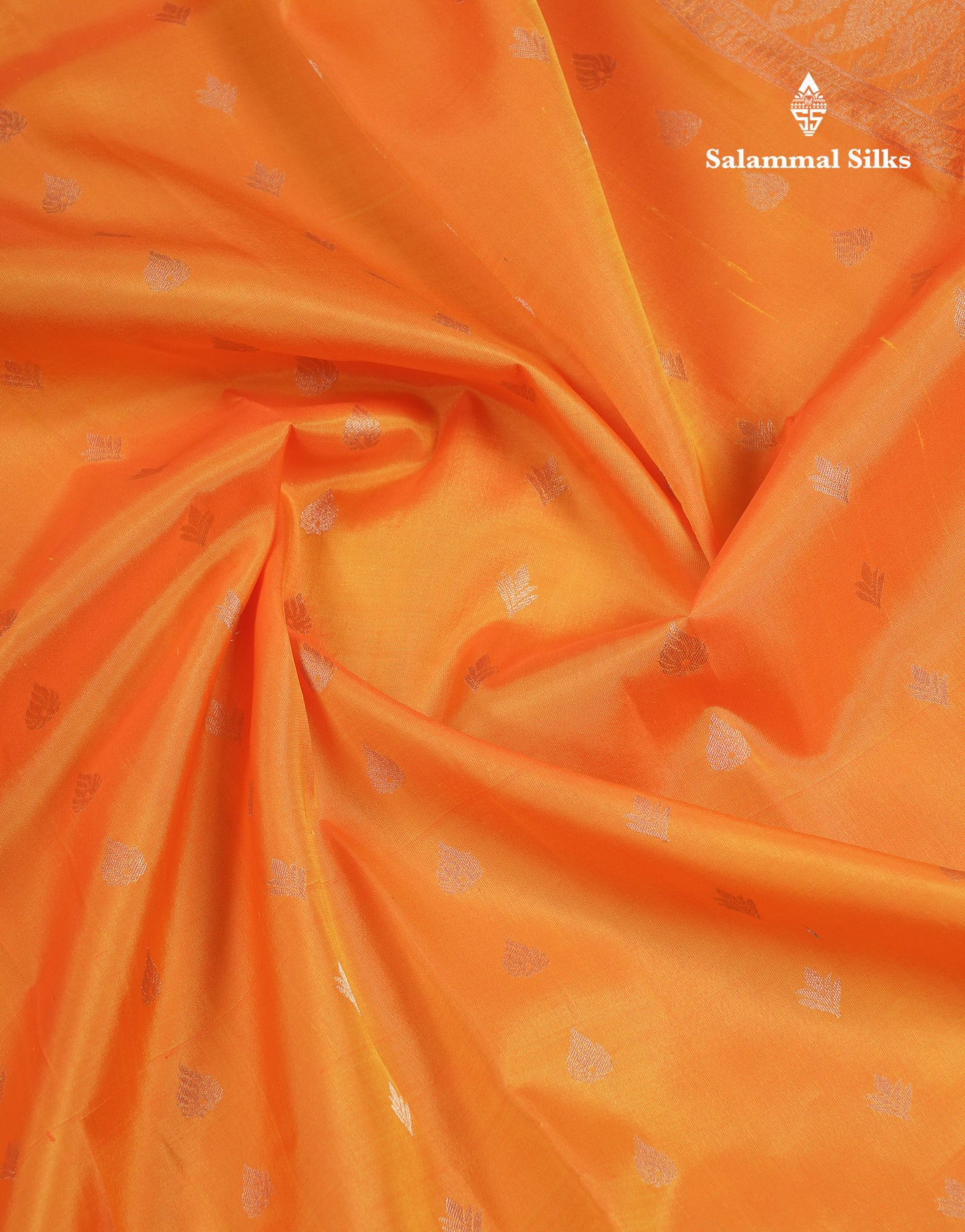 Beautiful Dual Tone Yellow Pure Kanjivaram Silk Saree With Traditional Border