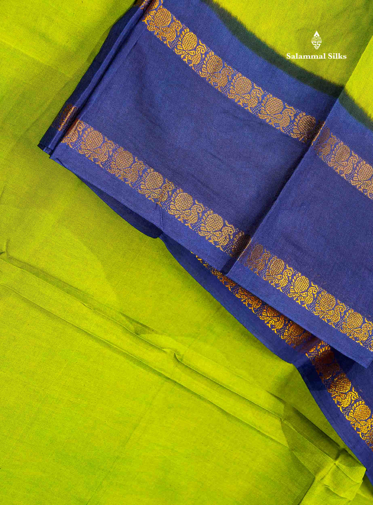 Sungudi Cotton Saree - Orange Colour Plain Body With Contrast Magenta Pink Gap Border