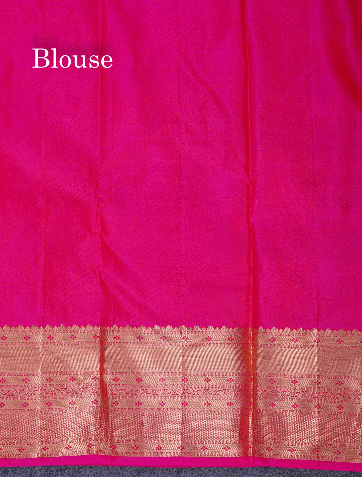 Beautiful Fanta Orange Pure Kanjivaram Silk Saree With Contrast Pink Border