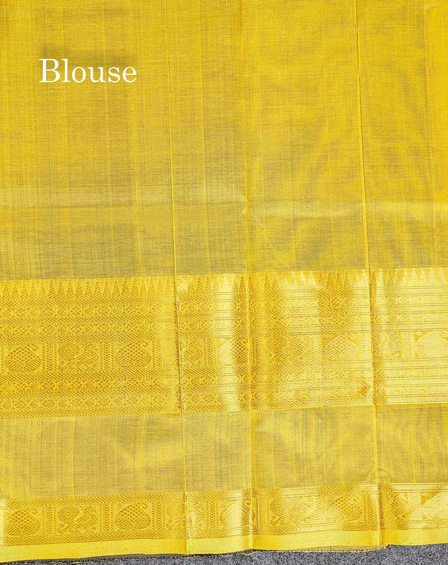 Pure Silk Cotton Saree - Black Parrot Butta Along With Traditional Evening Morning Border