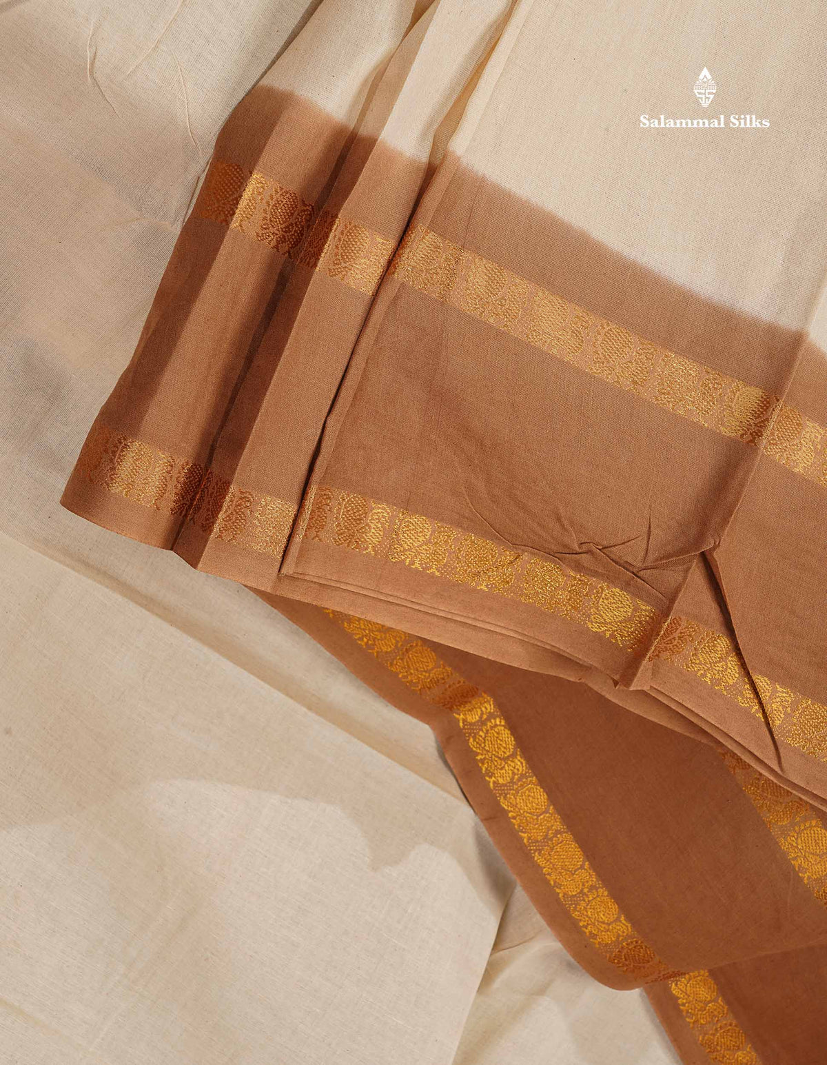 Sungudi Cotton Saree - Orange Colour Plain Body With Contrast Magenta Pink Gap Border