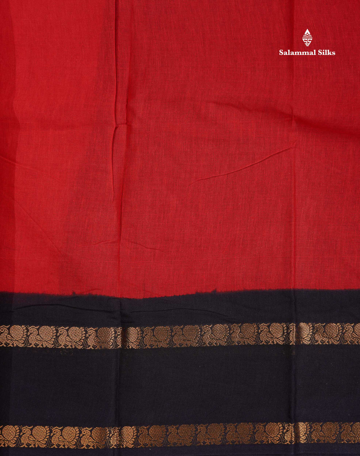 Sungudi Cotton Saree - Orange Colour Plain Body With Contrast Magenta Pink Gap Border