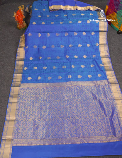 Beautiful Dark Maroon Pure Kanjivaram Silk Saree With Traditional Border