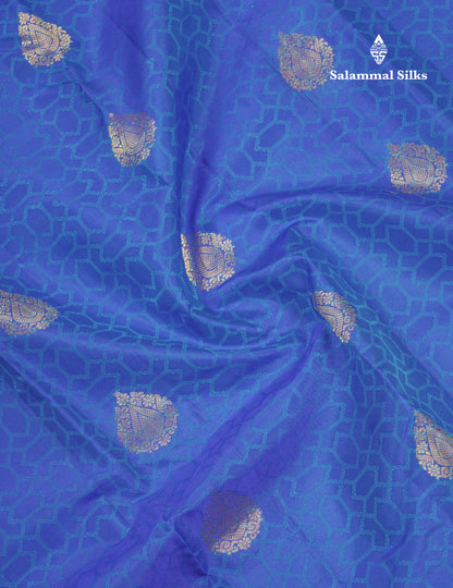 Beautiful Dark Maroon Pure Kanjivaram Silk Saree With Traditional Border