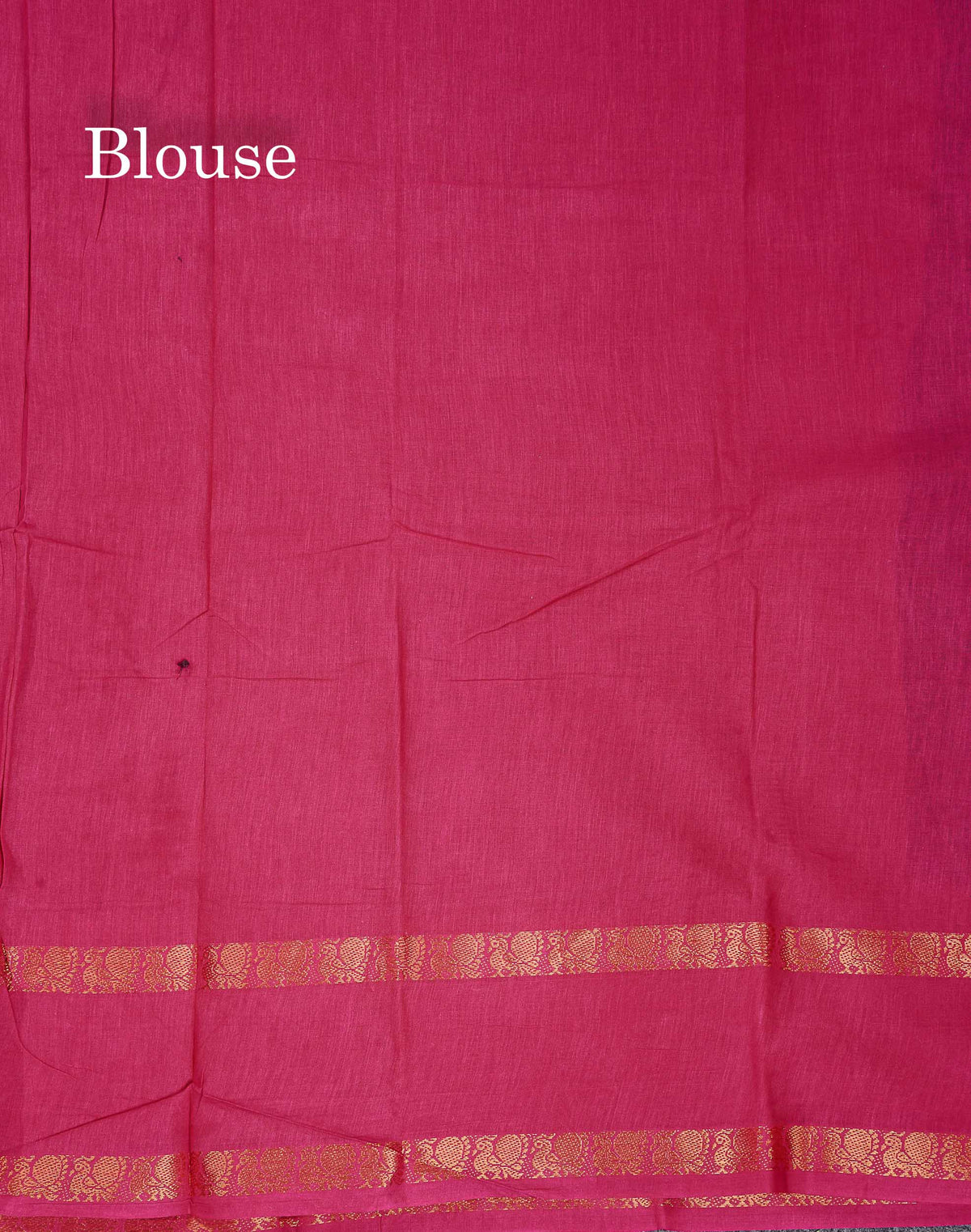 Sungudi Cotton Saree - Orange Colour Plain Body With Contrast Magenta Pink Gap Border