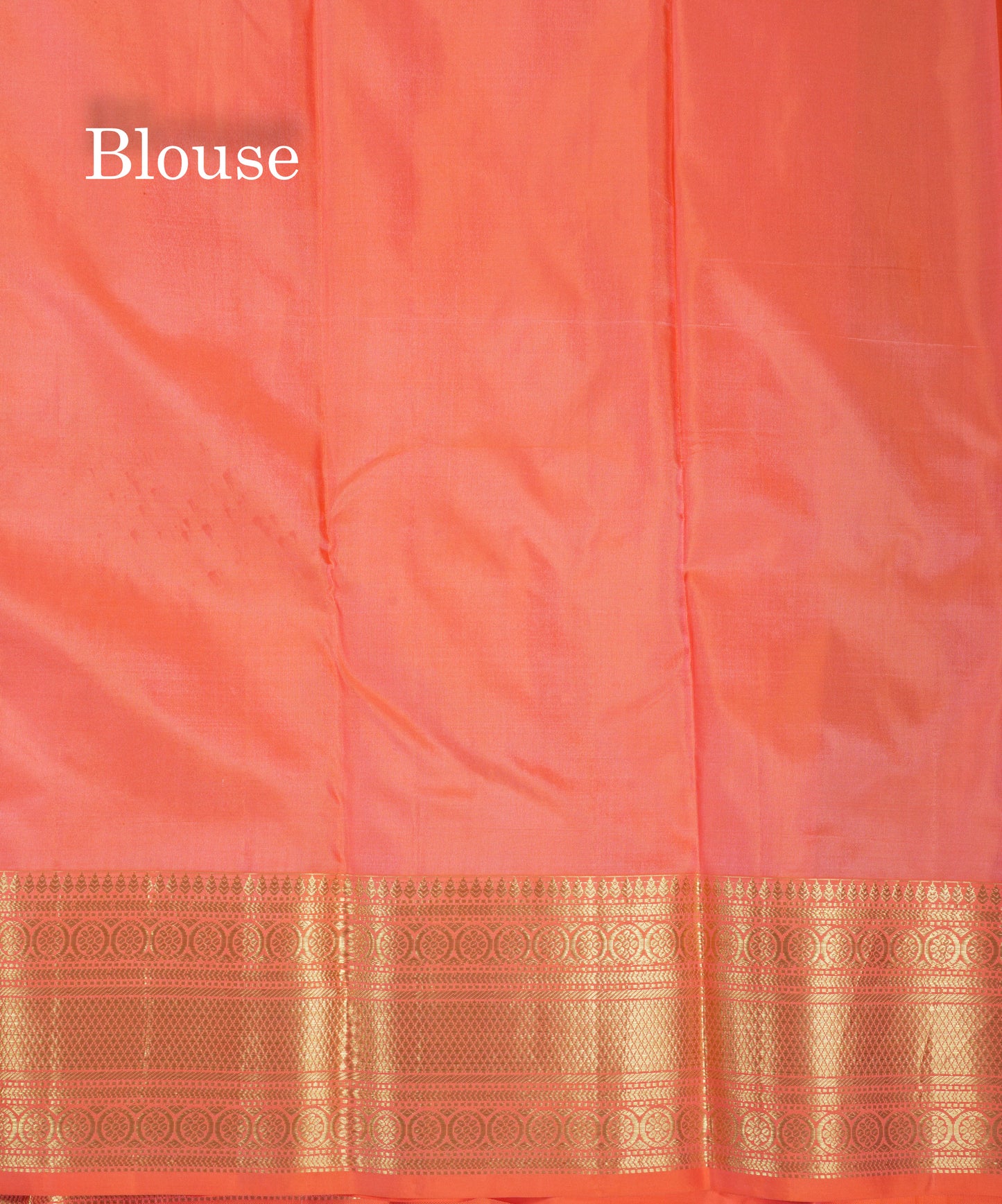 Beautiful Parrot Green Pure Kanjivaram Silk Saree With Contrast Orange Traditional Border