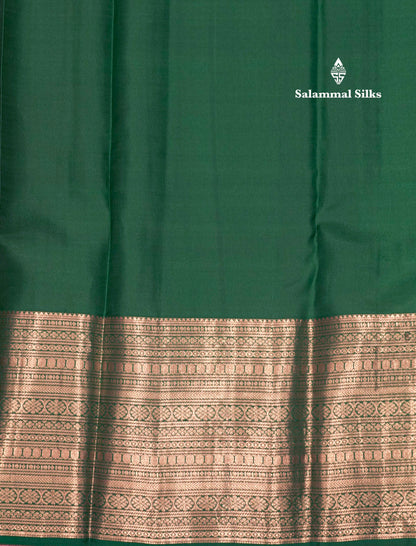 Magenta Colour Kanjivaram Pure Silk Saree With Traditional Gold Zari Border