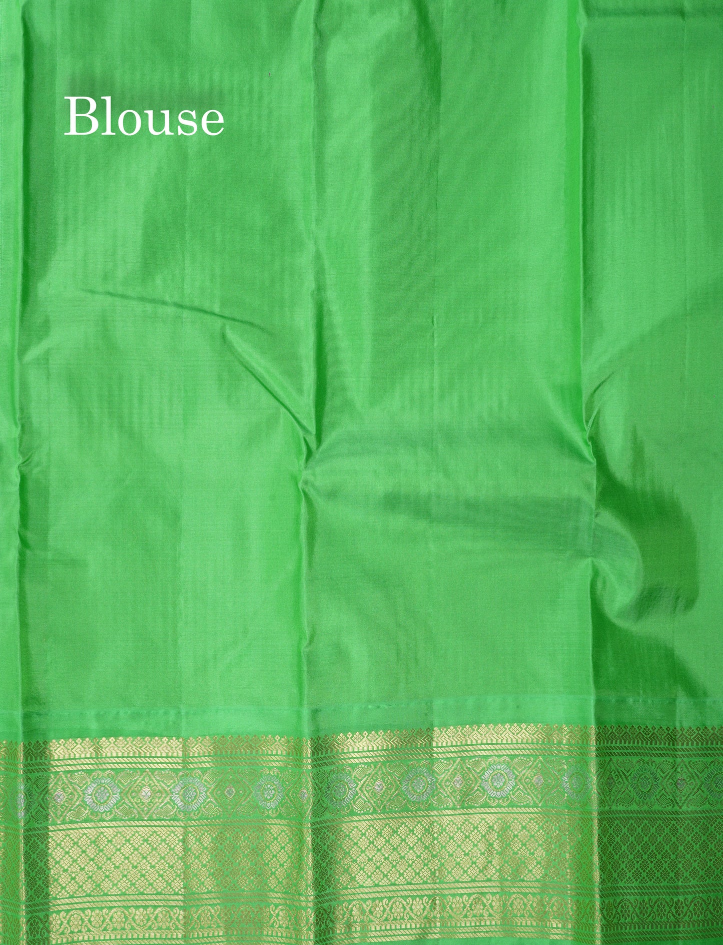 Beautiful Dark Brown Silver & Gold Butta Pure Kanjivaram Silk Saree With Contrast Parrot Green Traditional Border