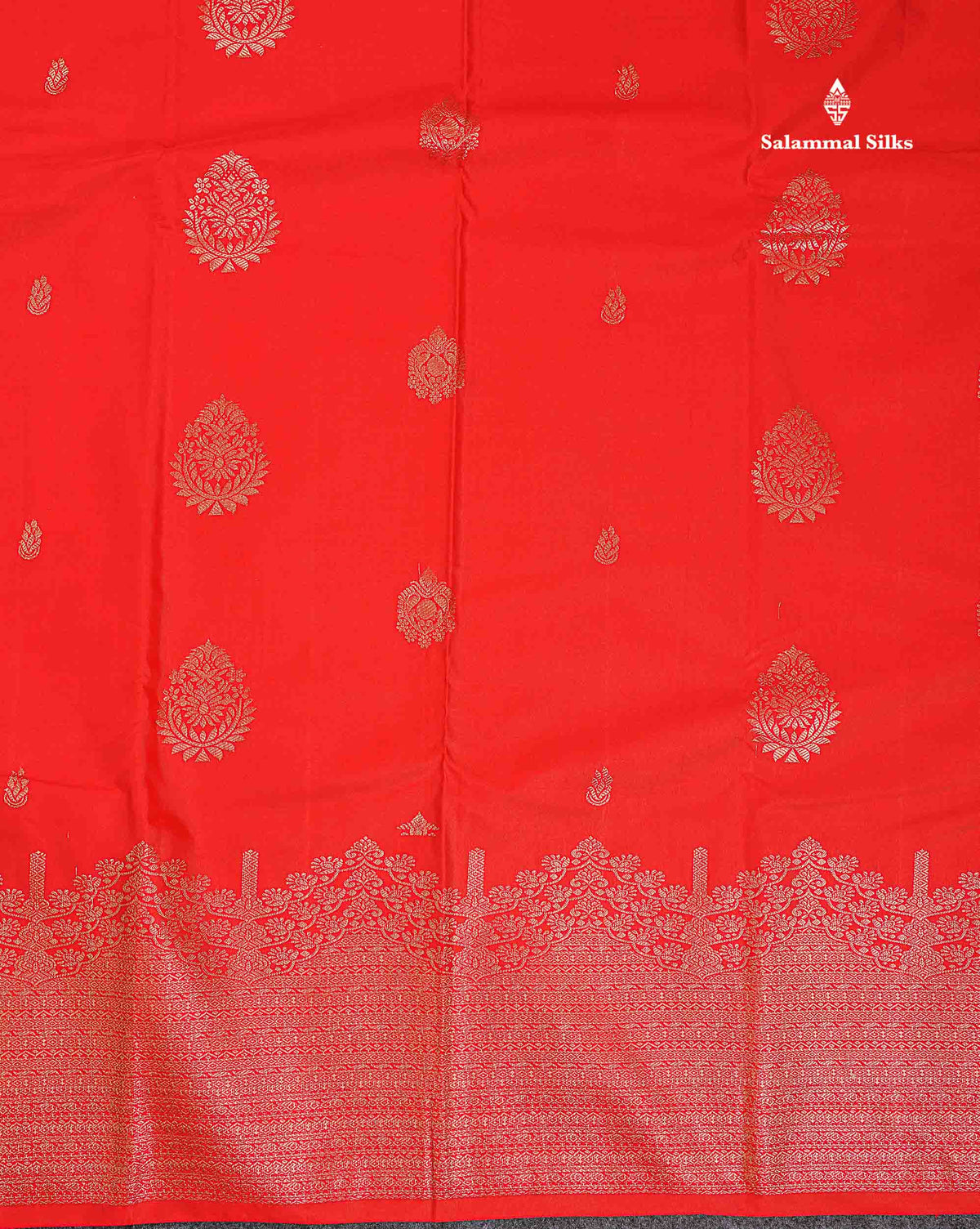 Semi Silk Saree - Bottle Green Colour Body Zari Butta With Traditional Turning Border