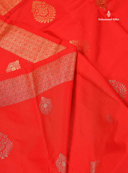 Semi Silk Saree - Bottle Green Colour Body Zari Butta With Traditional Turning Border