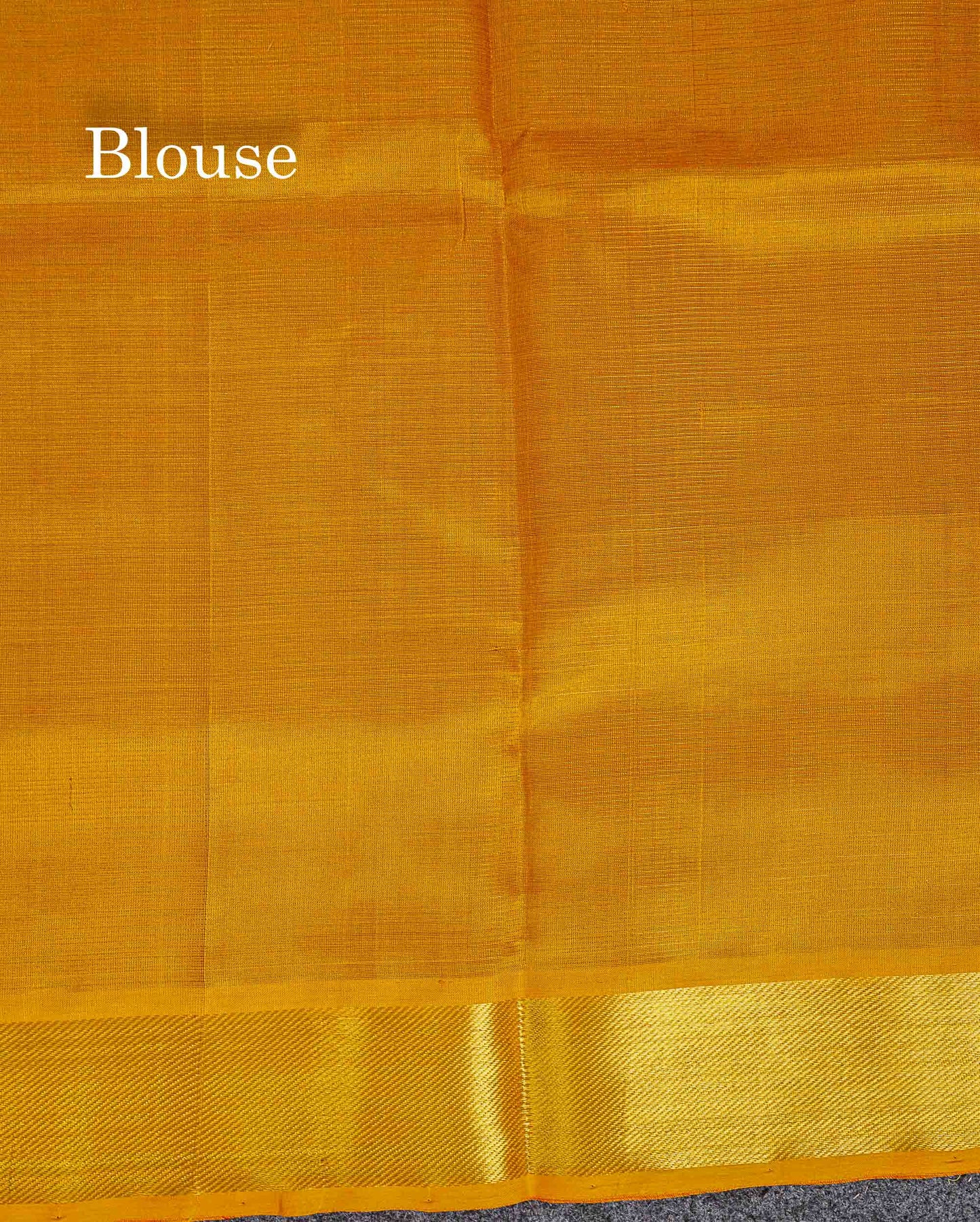 Pure Silk Cotton Saree - Maroon Vaira Oosi Lines Along With Contrast Mango Yellow Traditional Border