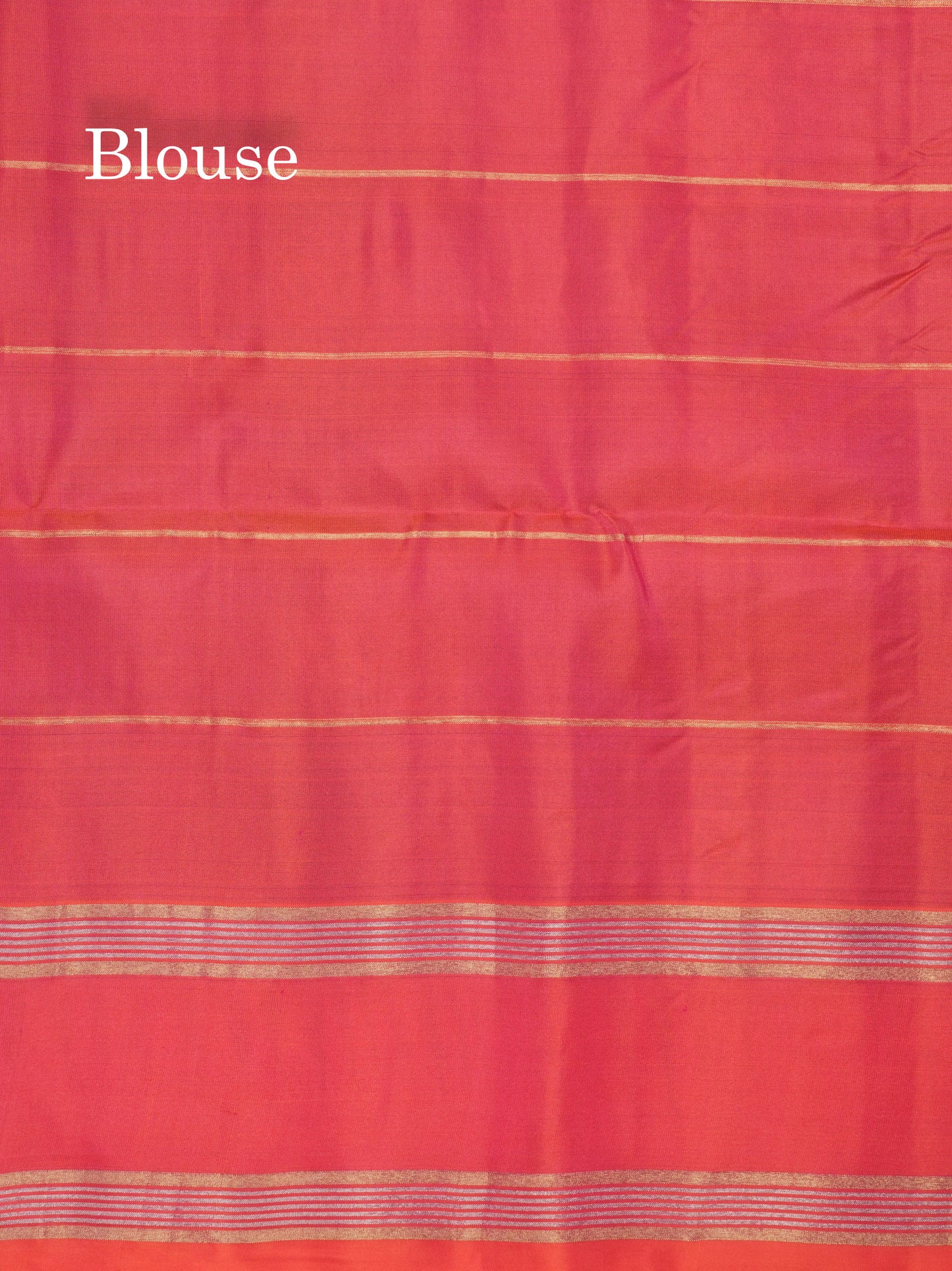 Beautiful Sea Green Pure Kanjivaram Soft Silk Saree With Contrast Pinkish Orange Border